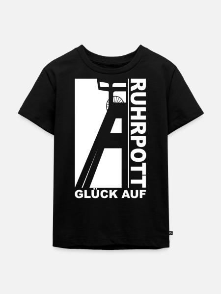 Ruhrpott Ruhrgebiet - Kinder Premium Bio T-Shirt - Schwarz