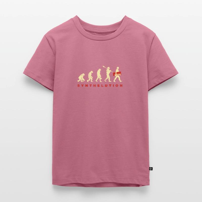 Synthesizer Evolution Analog Synth Retro Studio Kinder Premium Bio T-Shirt
