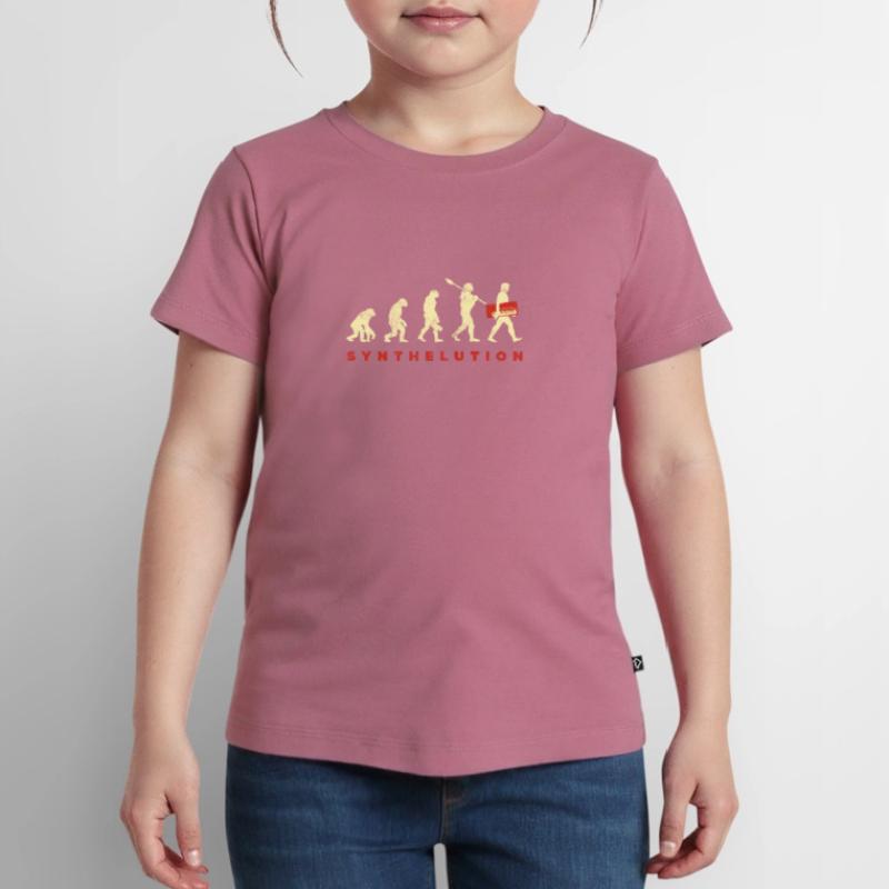 Synthesizer Evolution Analog Synth Retro Studio Kinder Premium Bio T-Shirt