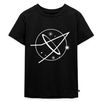 NASA - Kinder Premium Bio T-Shirt - Schwarz - Vorne - Mikhail (115cm)