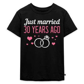 30e anniversaire de mariage - T-shirt Premium bio Enfant - noir - Devant - Mikhail (115cm)
