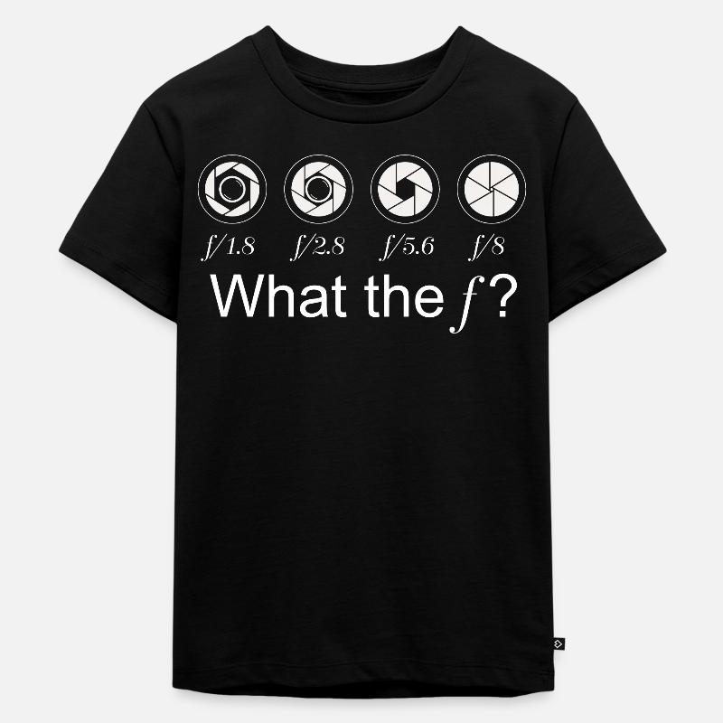 camera - Kids Premium Organic T-Shirt - black