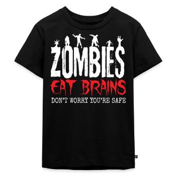 zombie - Kids Premium Organic T-Shirt - black - Front - Mikhail (115cm)