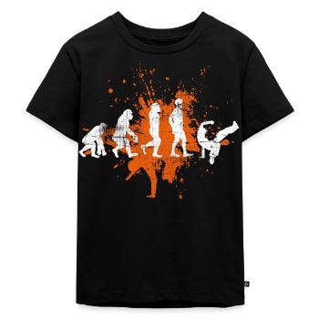 Breakdancing - Kids Premium Organic T-Shirt - black - Front - Mikhail (115cm)