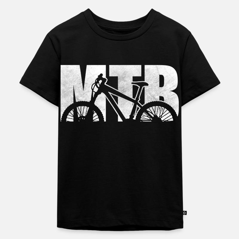Fahrrad - Kinder Premium Bio T-Shirt - Schwarz