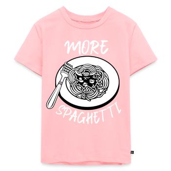 spaghetti - T-shirt Premium bio Enfant - rose - Devant - AI Model Kid Female (0cm)