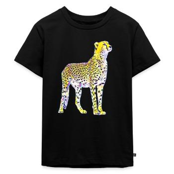 Guépard - T-shirt Premium bio Enfant - noir - Devant - Mikhail (115cm)