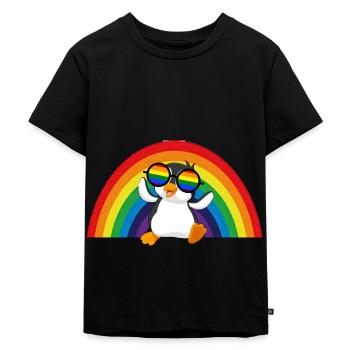 Gay Pride Geschenk - Kinder Premium Bio T-Shirt - Schwarz - Vorne - Mikhail (115cm)