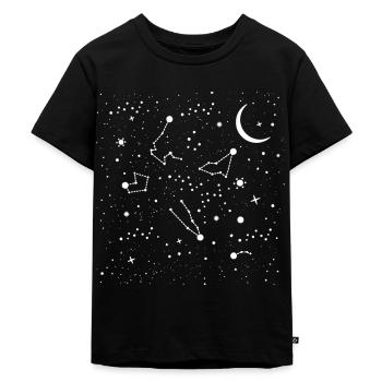 astronomy - Kids Premium Organic T-Shirt - black - Front - Mikhail (115cm)