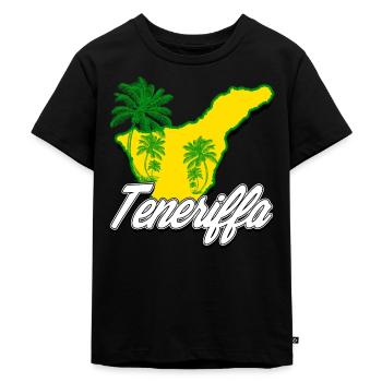 Tenerife - Kids Premium Organic T-Shirt - black - Front - Mikhail (115cm)