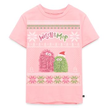 Ugly Christmas - Kinder Premium Bio T-Shirt - Rosa - Vorne - AI Model Kid Female (0cm)