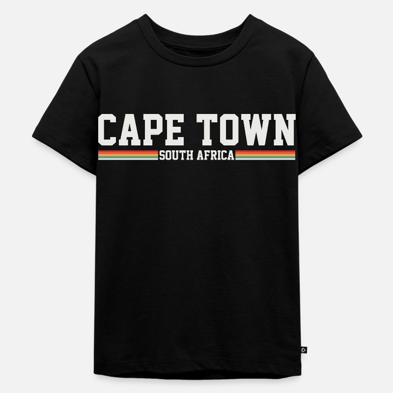 Cap Afrique du Sud - T-shirt Premium bio Enfant - noir