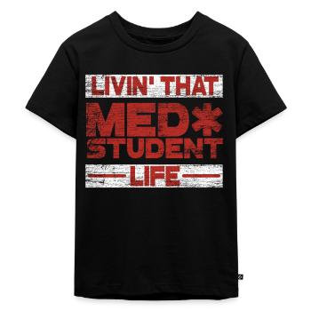 Étudiant en médecine - T-shirt Premium bio Enfant - noir - Devant - Mikhail (115cm)