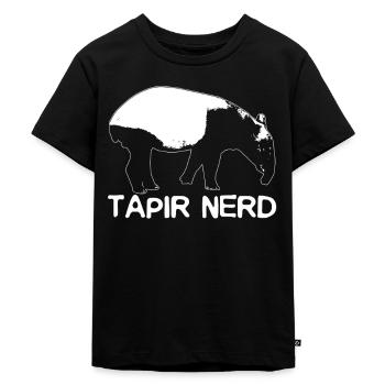 Tapir - Kinder Premium Bio T-Shirt - Schwarz - Vorne - Mikhail (115cm)