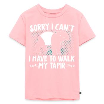 Tapir - Kinder Premium Bio T-Shirt - Rosa - Vorne - AI Model Kid Female (0cm)