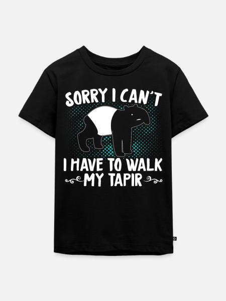 Tapir - Kinder Premium Bio T-Shirt - Schwarz