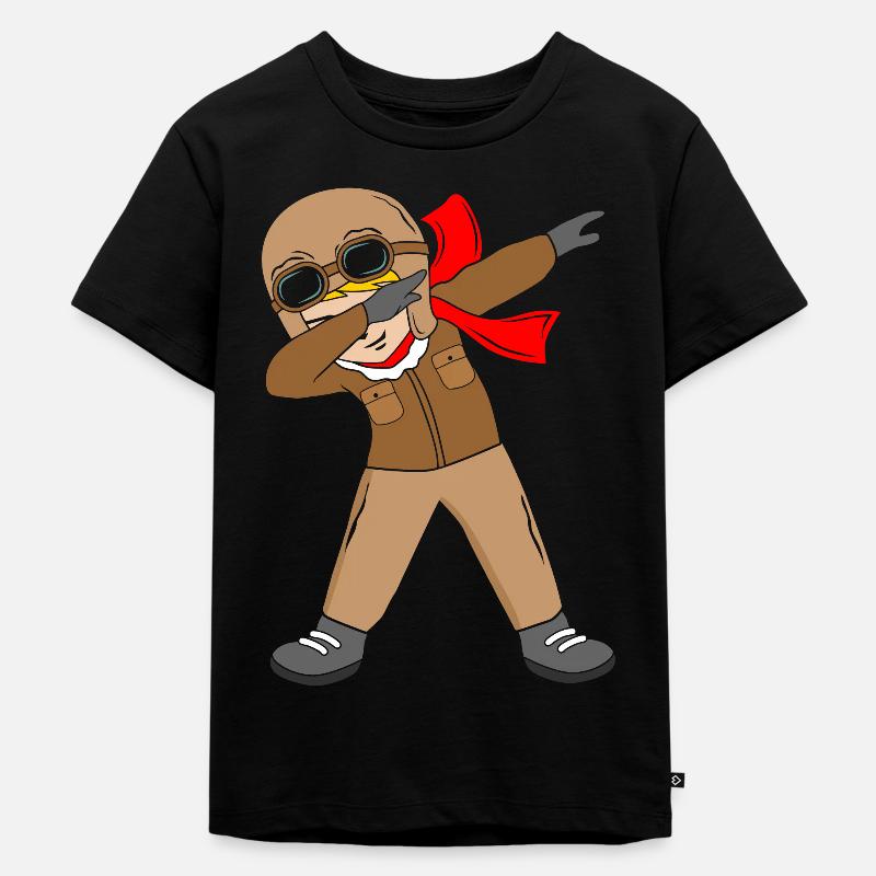 Pilot Dab - T-shirt Premium bio Enfant - noir