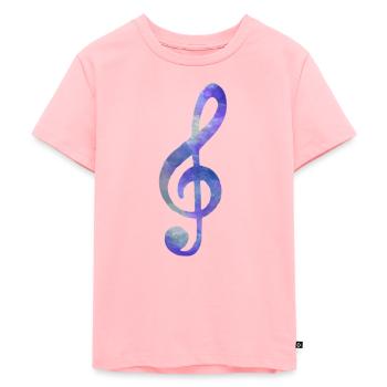 music key - Kids Premium Organic T-Shirt - rose - Front - AI Model Kid Female (0cm)