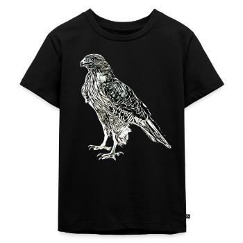 Falke - Kinder Premium Bio T-Shirt - Schwarz - Vorne - Mikhail (115cm)