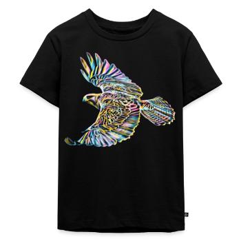 Falke - Kinder Premium Bio T-Shirt - Schwarz - Vorne - Mikhail (115cm)