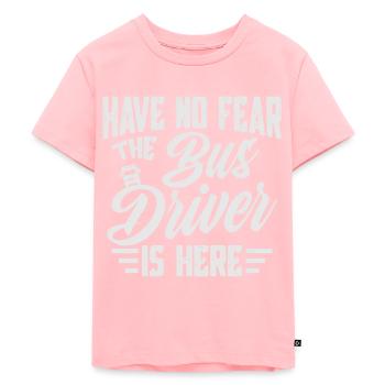 bus driver - Kids Premium Organic T-Shirt - rose - Front - AI Model Kid Female (0cm)