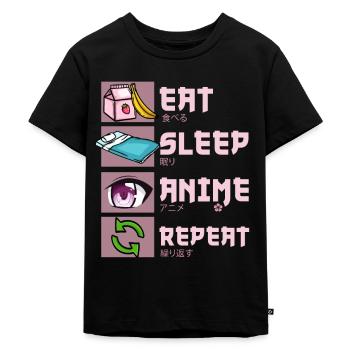 Anime - Kids Premium Organic T-Shirt - black - Front - Mikhail (115cm)