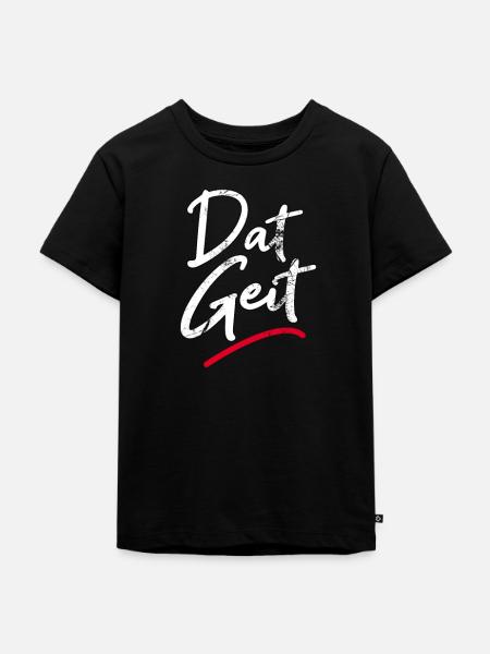 Dat Geit - Kinder Premium Bio T-Shirt - Schwarz