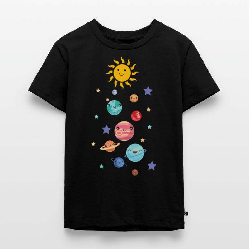Solar system planets outer space astronomy space Kids Premium Organic T-Shirt