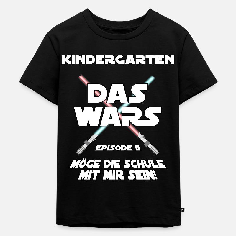 Einschulung 2025 Kindergarten das wars - Episode 2 - Kinder Premium Bio T-Shirt - Schwarz