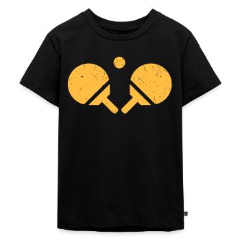 tennis de table - T-shirt Premium bio Enfant - noir - Devant - Mikhail (115cm)