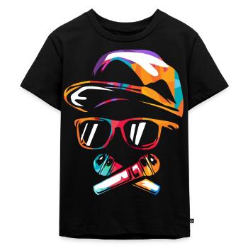 Hip hop - T-shirt Premium bio Enfant - noir - Devant - Mikhail (115cm)