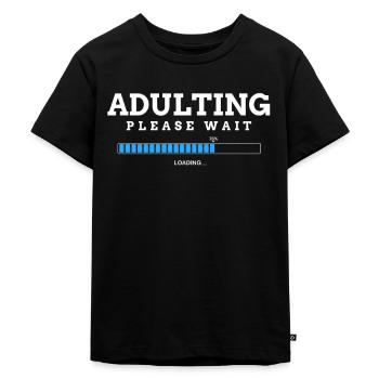 18. Geburtstag - Kinder Premium Bio T-Shirt - Schwarz - Vorne - Mikhail (115cm)