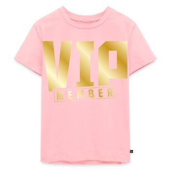 vip member gold - Kinder Premium Bio T-Shirt - Rosa - Vorne - AI Model Kid Female (0cm)