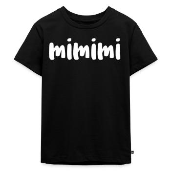 Mimimi - Kinder Premium Bio T-Shirt - Schwarz - Vorne - Mikhail (115cm)