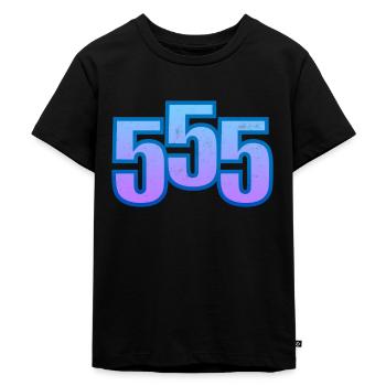 Thailand Hahaha Thai Smile 555 laugh gift - Kids Premium Organic T-Shirt - black - Front - Mikhail (115cm)