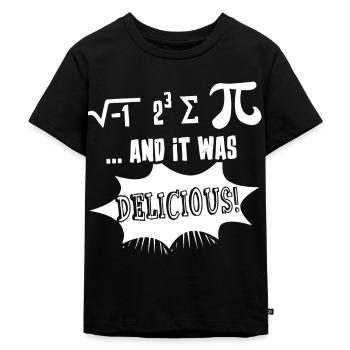 Pi Day Lustiger Pi Day - Kinder Premium Bio T-Shirt - Schwarz - Vorne - Mikhail (115cm)