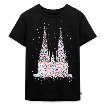 Kölner Dom - Kinder Premium Bio T-Shirt - Schwarz - Vorne - Mikhail (115cm)