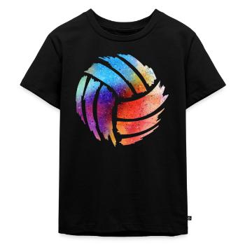 Volleyball - T-shirt Premium bio Enfant - noir - Devant - Mikhail (115cm)