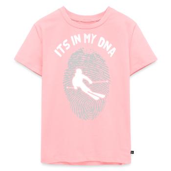 Ski - Kinder Premium Bio T-Shirt - Rosa - Vorne - AI Model Kid Female (0cm)