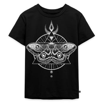 Occult carpet moth - Kids Premium Organic T-Shirt - black - Front - Mikhail (115cm)