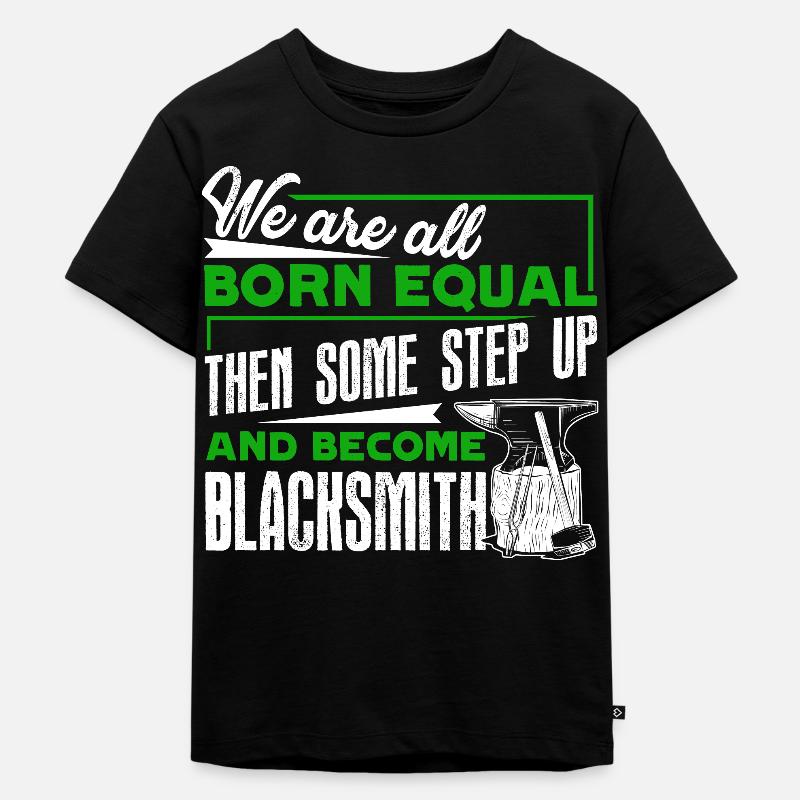 Blacksmith The Best Become Blacksmith - Kids Premium Organic T-Shirt - black