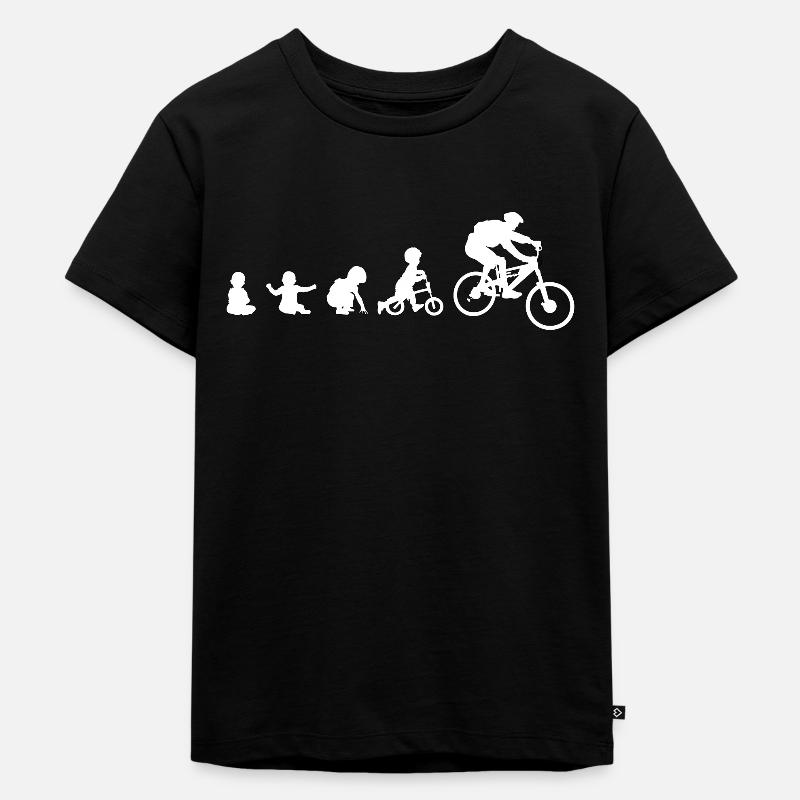 Idée cadeau Baby Downhill Evolution I Freeride - T-shirt Premium bio Enfant - noir