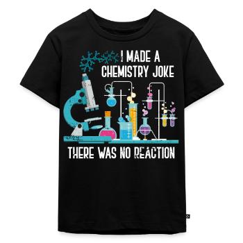 Chemistry science natural science - Kids Premium Organic T-Shirt - black - Front - Mikhail (115cm)