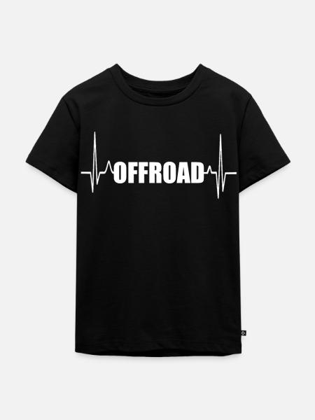 Offroad - Kinder Premium Bio T-Shirt - Schwarz