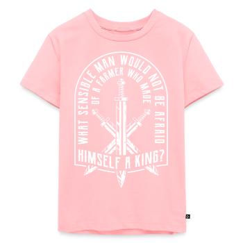 Cadeau drôle de chemise Rune Viking Viking - T-shirt Premium bio Enfant - rose - Devant - AI Model Kid Female (0cm)