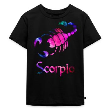 Skorpion - Kinder Premium Bio T-Shirt - Schwarz - Vorne - Mikhail (115cm)