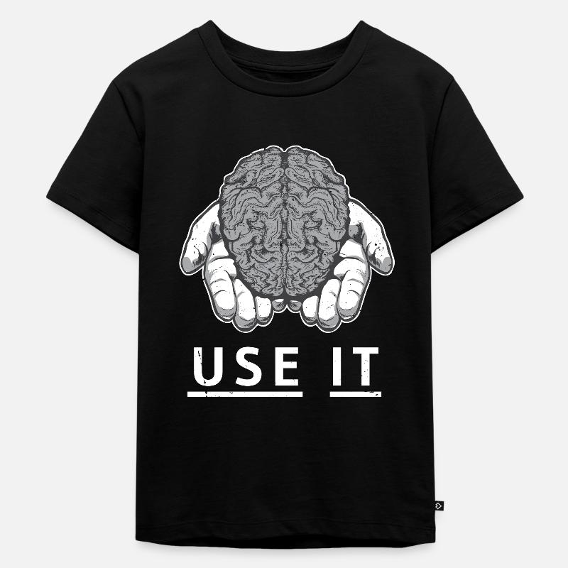 Use it - Kinder Premium Bio T-Shirt - Schwarz