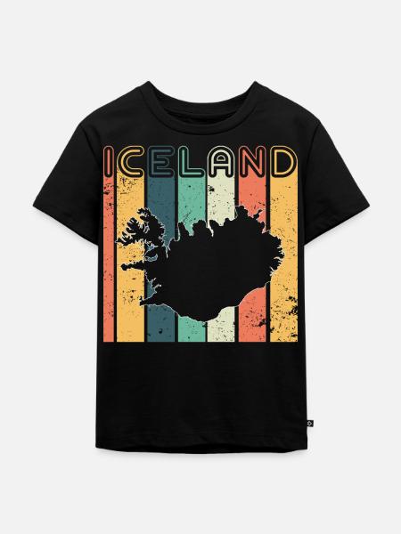 Islande - T-shirt Premium bio Enfant - noir