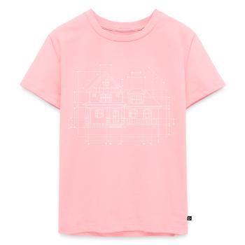 architecte - T-shirt Premium bio Enfant - rose - Devant - AI Model Kid Female (0cm)