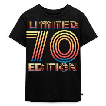 70th birthday 1950 - Kids Premium Organic T-Shirt - black - Front - Mikhail (115cm)